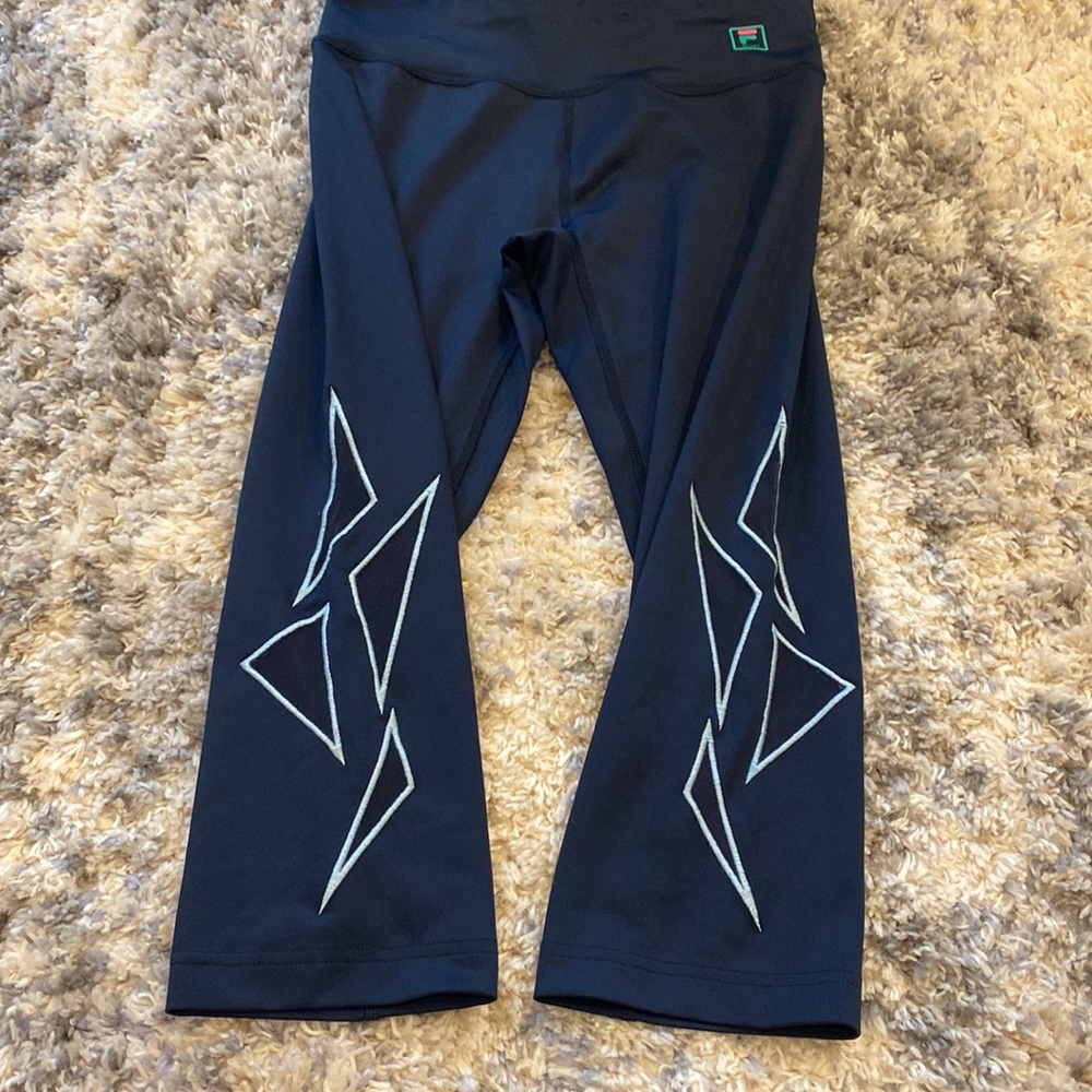 FILA Women’s Navy Cropped Legging S